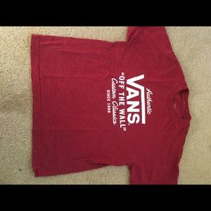 Barely worn vans T-shirt